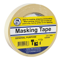 Husky Tape 48x Pack 1220 General Purpose 18mm x 50m Retail