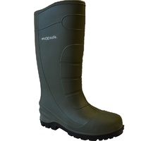 Patrol Green PU Boot w/ Safety Toe