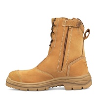 Oliver AT 55 Series 200mm Hi-Leg Wheat Zip Sided Boot