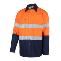 WORKIT Hi-Vis Lightweight Long Sleeve Taped Shirt