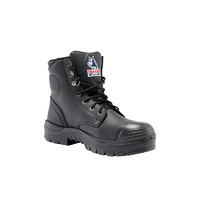 Steel Blue Argyle Nitrile Bump Cap Boots Size AU/UK 6 (US 7) Colour Black TO CLEAR BOOTS 