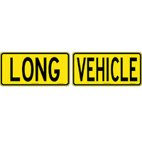 Long Vehicle Metal 510x250mm Pack of 2