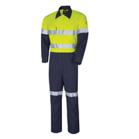 Arc flash Yellow/Navy D/N Coverall HRC2 Size 112R/3XL 8.6cal/cm2