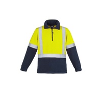 Syzmik Mens Hi Vis Fleece Jumper Shoulder Taped